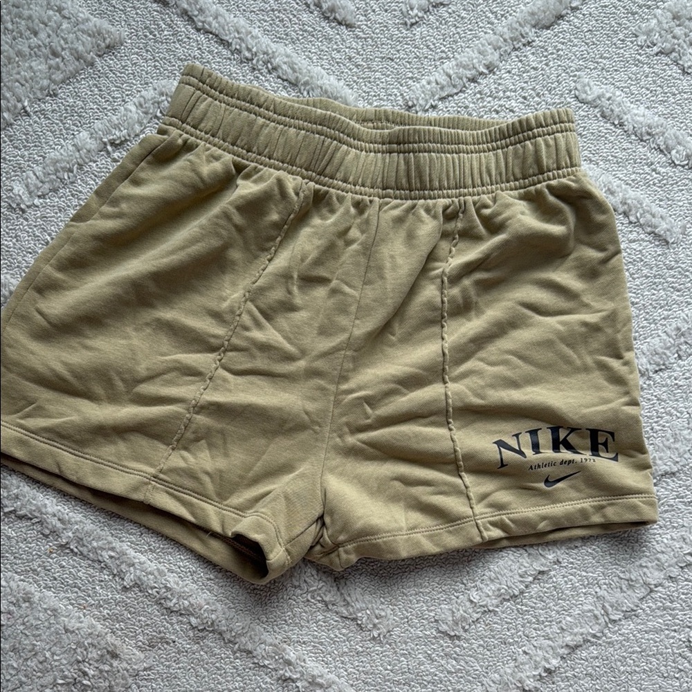Nike Khaki Athletic Shorts